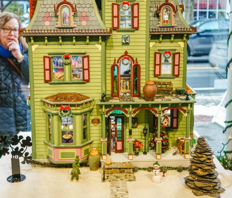The Painted Lady Dollhouse Front of House